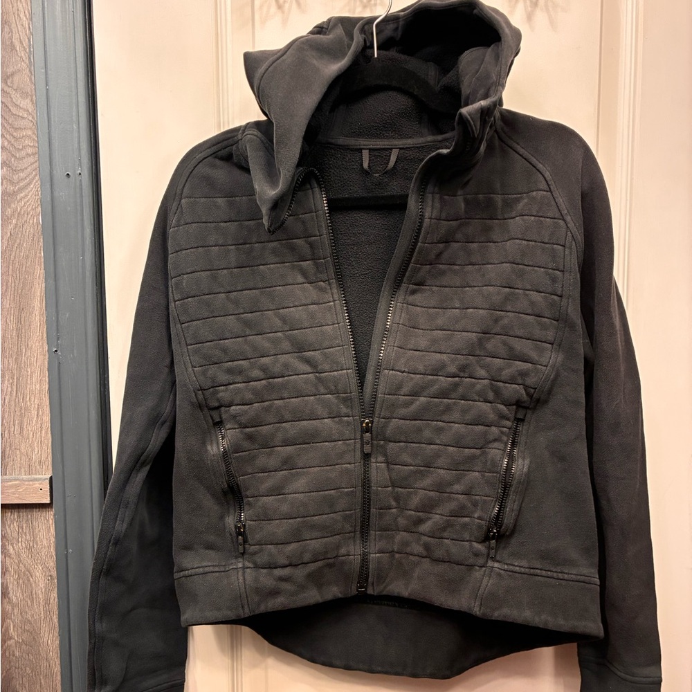 Lululemon zip up hoodie black